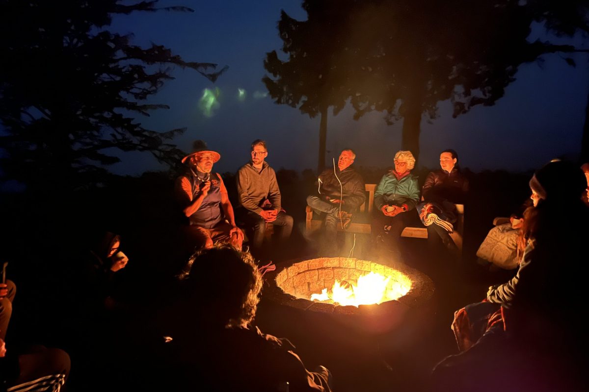 keats around campfire