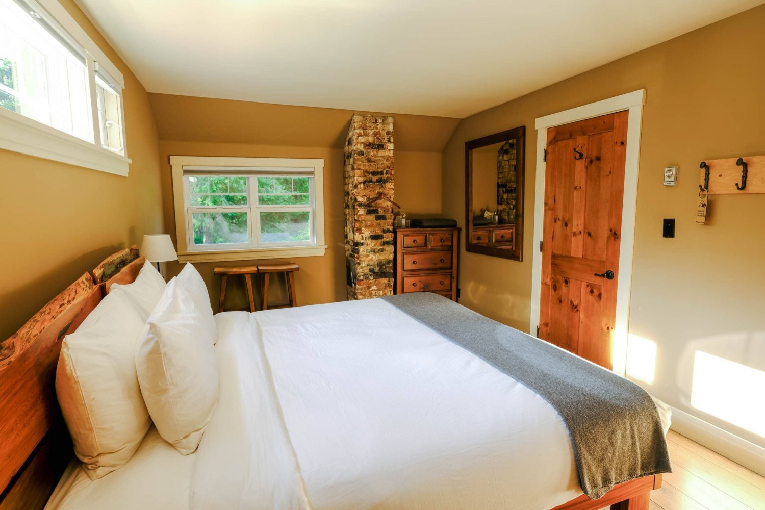 Bedroom 4 with original chimney